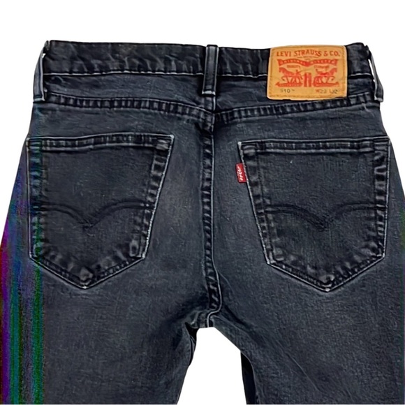 Levi's | 510 Straight Leg Black Jeans 28 x 32 - Picture 4 of 7